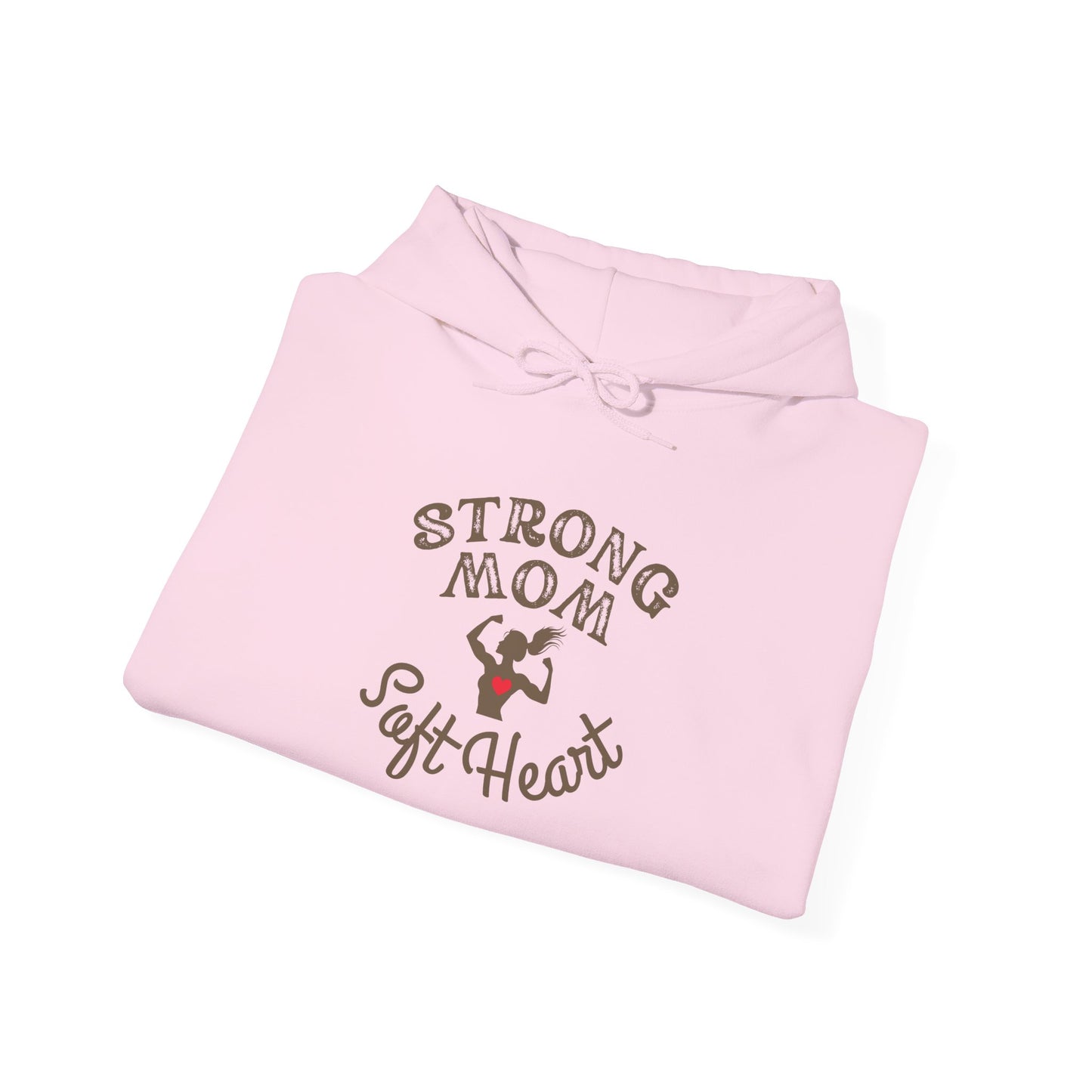 Strong Mom Hooded Sweatshirt, Gift for Her, Comfort Wear, Mother's Day, Cozy Hoodie, Mom Life Apparel