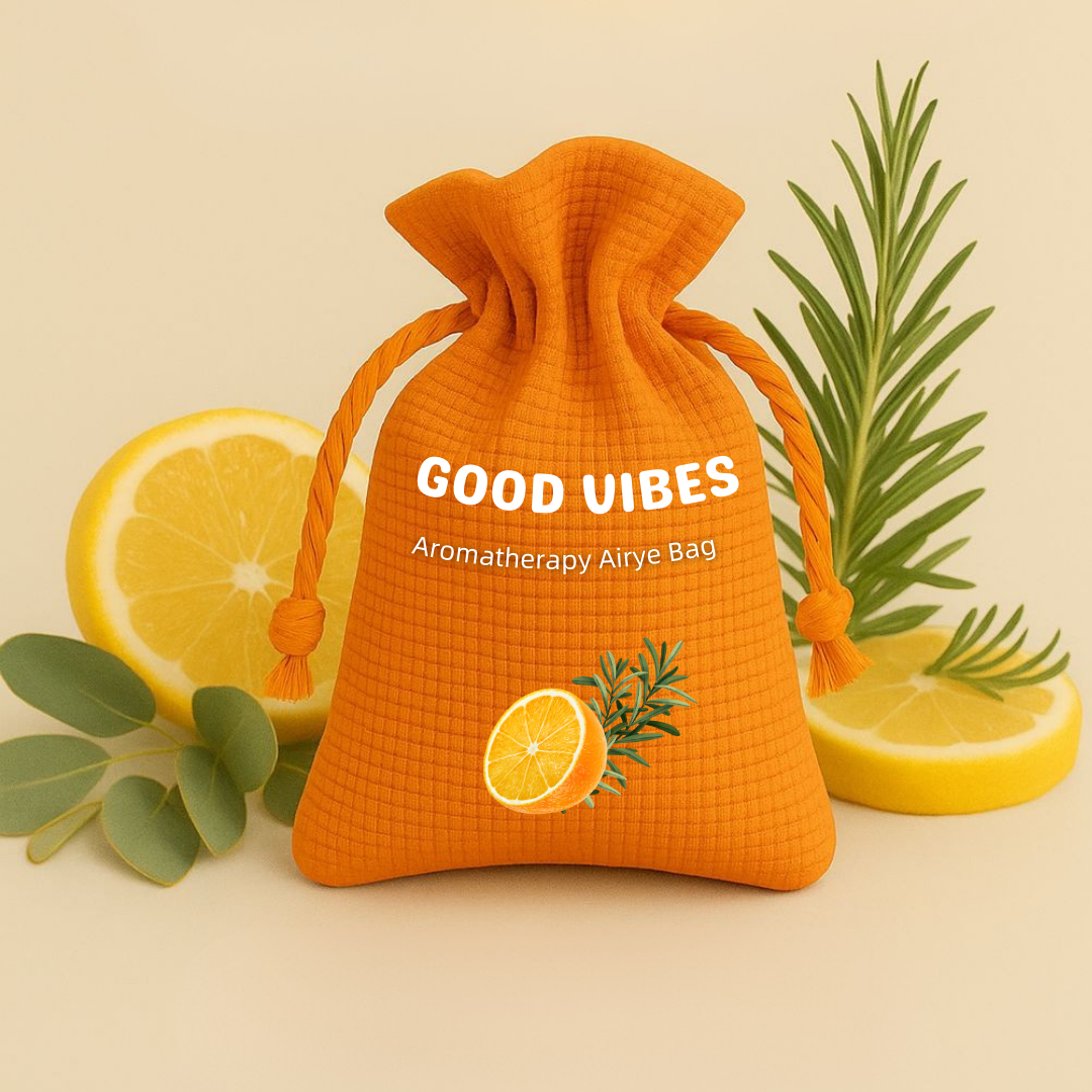 Good Vibes Aromatherapy Airye Bag: Instant mood-lifting support