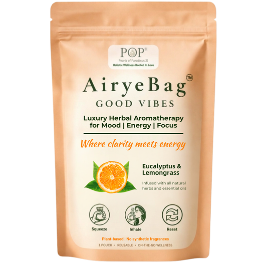 Good Vibes Aromatherapy Airye Bag: Instant mood-lifting support