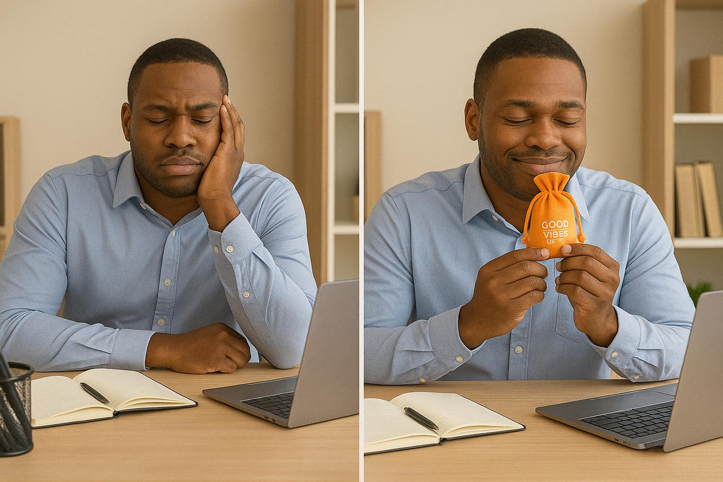 Good Vibes Aromatherapy Airye Bag: Instant mood-lifting support